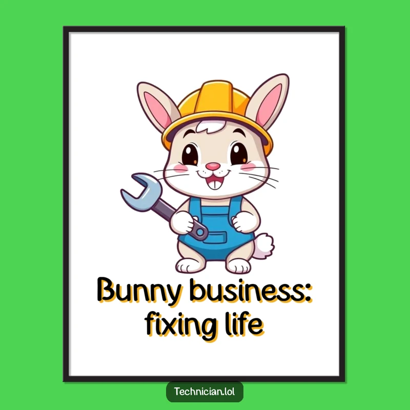 Bunny Builder Art: Free Printable Wall Decor for Workshops!
