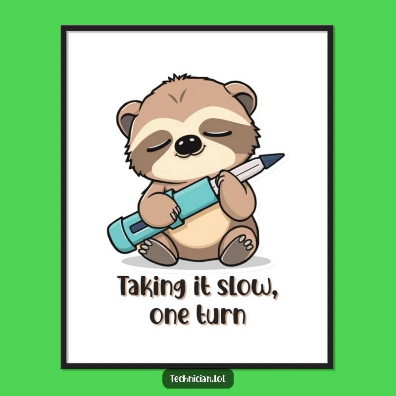 Free Printable Wall Art: Funny Sleepy Sloth, Humorous Downloadable Decor for Chill Vibes