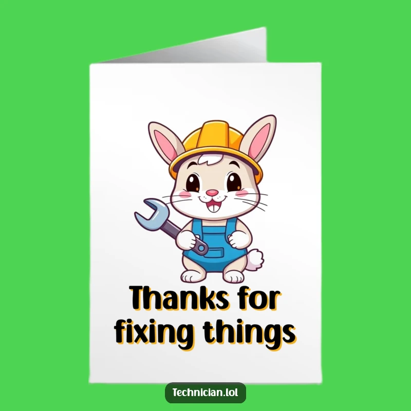 Thanks for Helping! Free Printable Bunny Card - DIY Gratitude Gift!