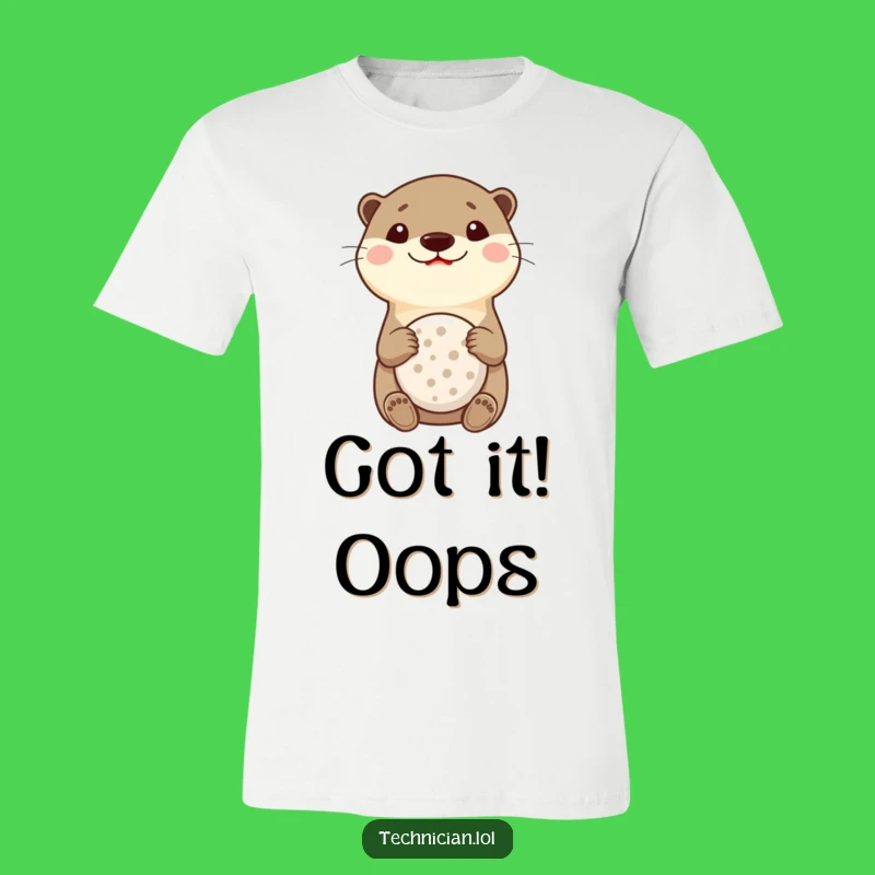 Funny Otter Multitool T-Shirt: A Grinning Helper for Your Wardrobe