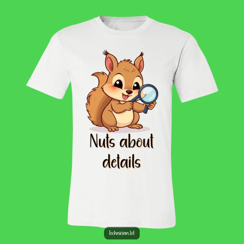 Funny Squirrel Circuits T-Shirt: Gadget Humor, Awesome Funny Gift