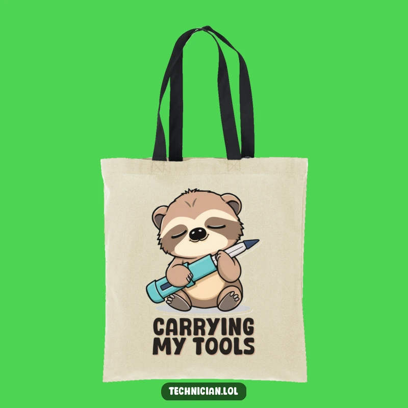 Funny Sloth Tote Bag: Carry Your Essentials with Laid-Back Charm